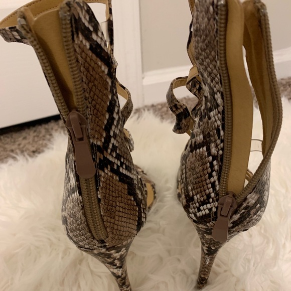 Python Strapped Heels - Picture 5 of 5